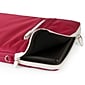 Vangoddy Nylon Crossbody Messenger Bag Sleeve Case fits up to 12.9 inch Tablet, Pink/White (NBKLEA698)