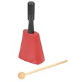 Westco Cowbell on a Handle, Black & Red