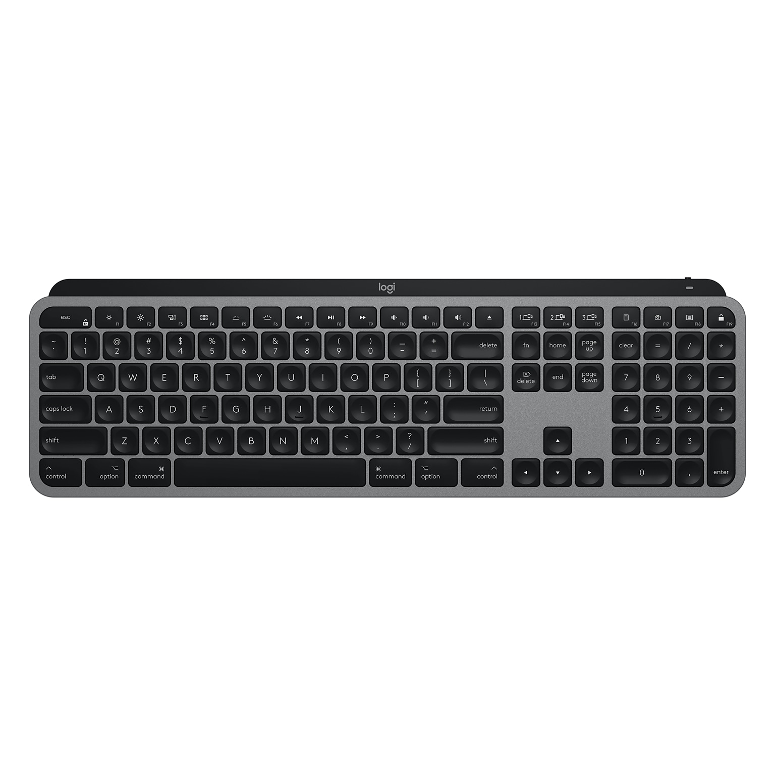 Logitech MX Keys for Mac Wireless Keyboard, Space Gray (920-009552)