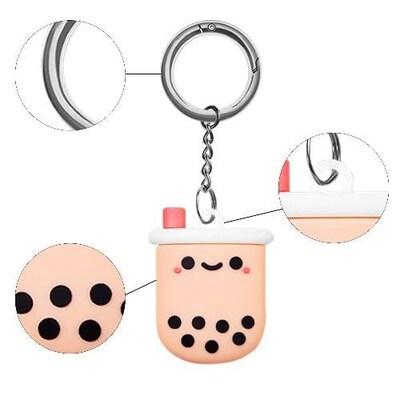 SaharaCase Hang Case for Apple AirTag, Pink And Black (AT00006)