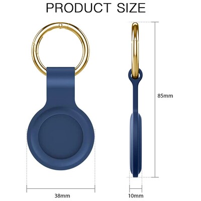 SaharaCase Liquid Silicone Case for Apple AirTag, Blue (AT00014)