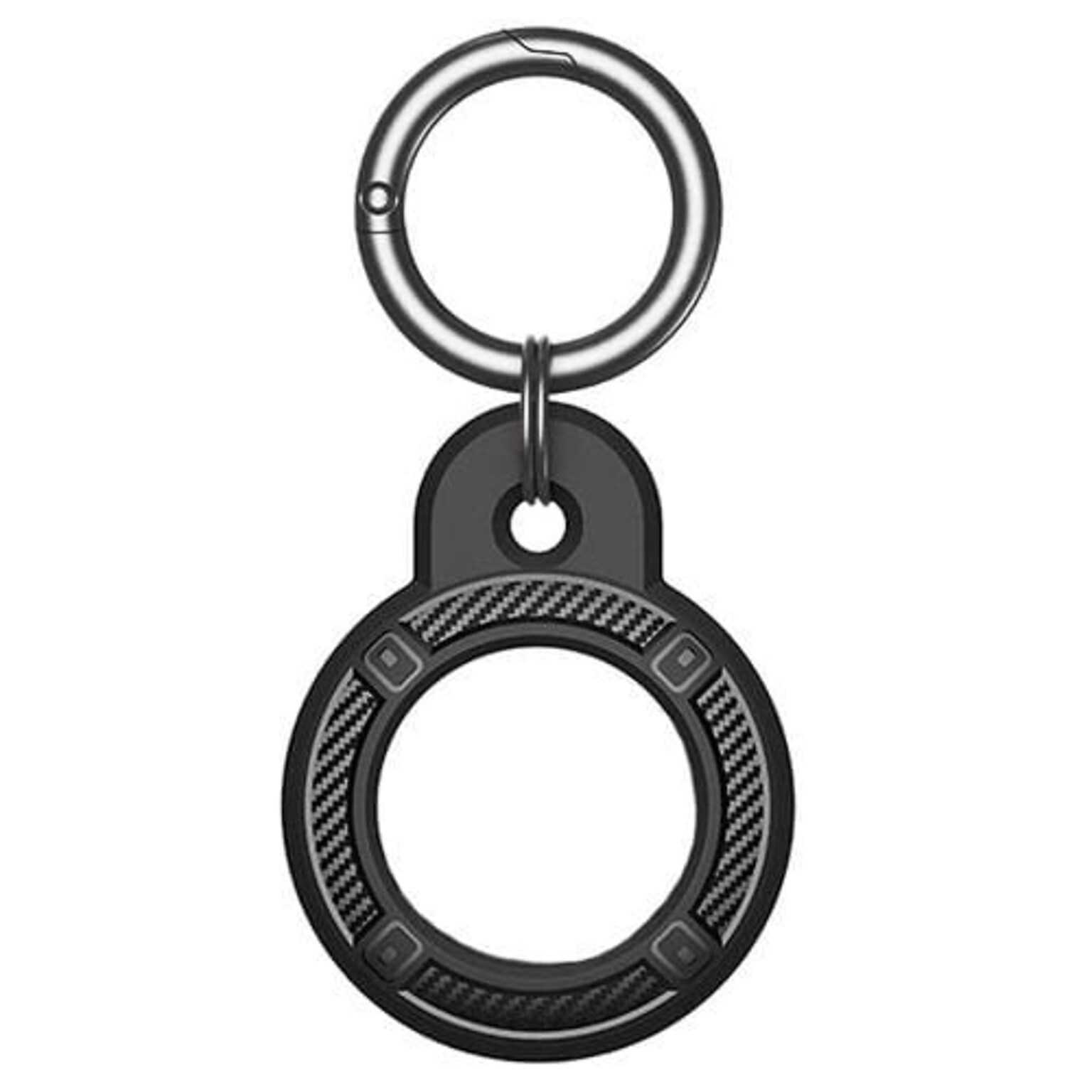 SaharaCase Hard Shell Case for Apple AirTag, Black (AT00021)