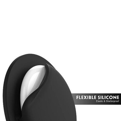 SaharaCase StickOn Silicone Case for Apple AirTag, Black/White/Blue/Green, 4/Pack (AT00024)