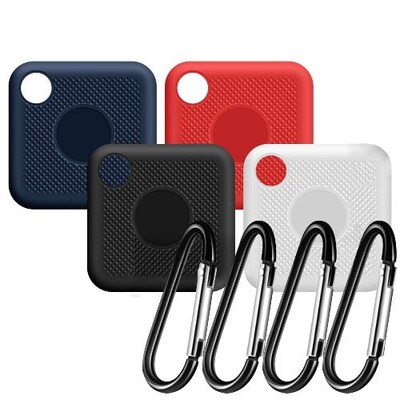 SaharaCase Silicone Case for Tile Pro Black/Blue/Red/White, 4/Pack (AT00028)
