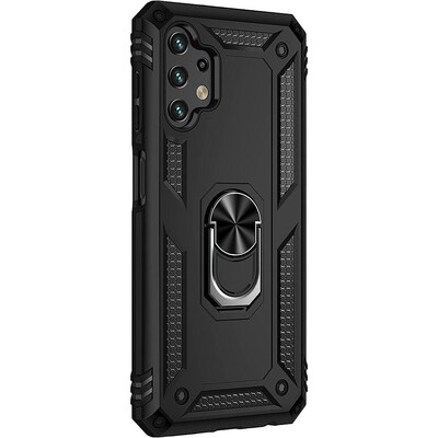 SaharaCase Military Kickstand Series Case for Samsung Galaxy A13 4G and A13 LTE, Black (CP00063)