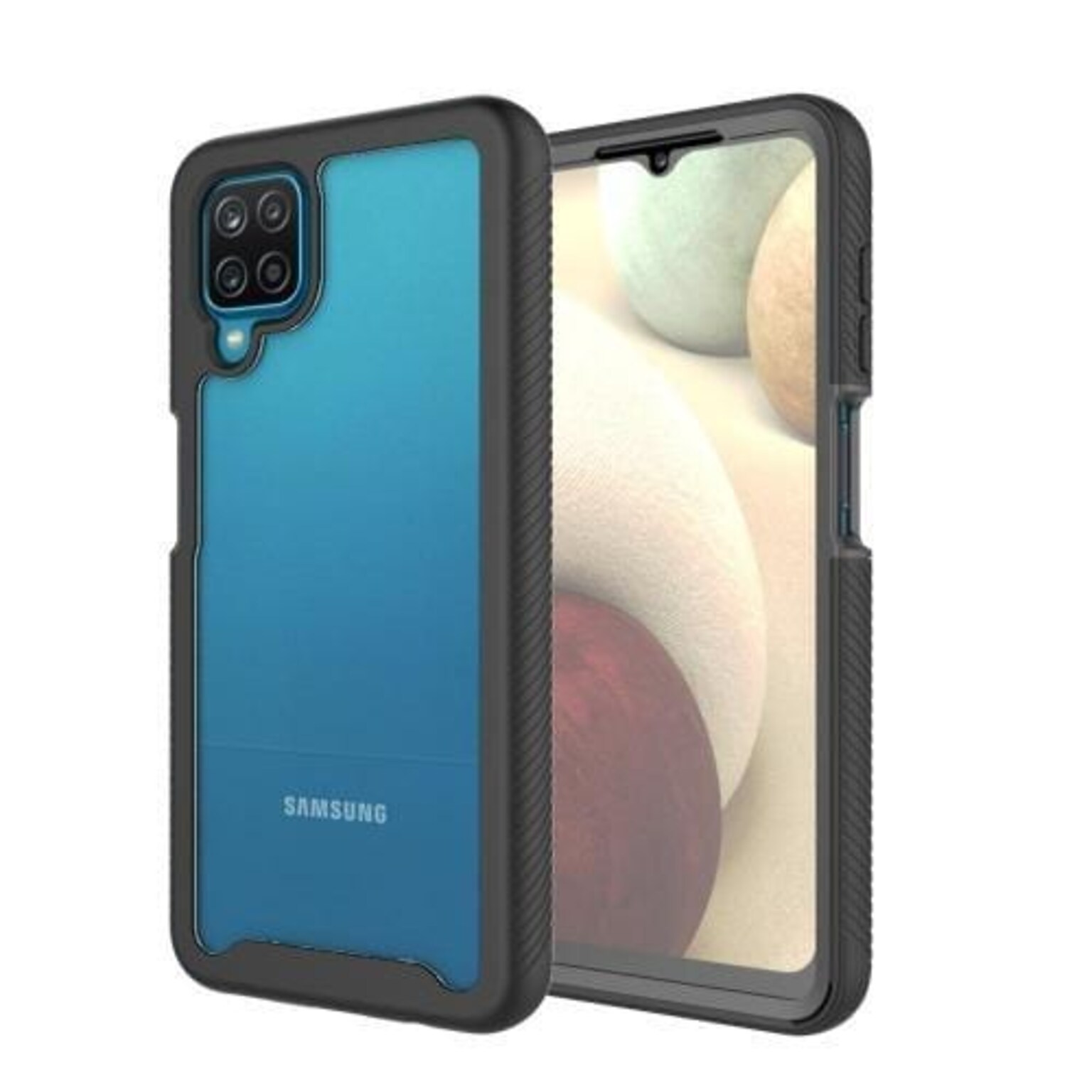 SaharaCase GRIP Series Case for Samsung Galaxy A12, Black (CP00072)