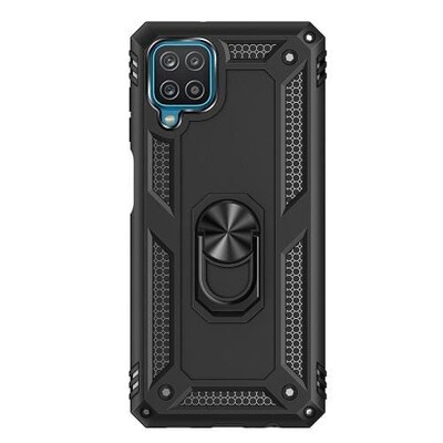 SaharaCase Military Kickstand Series Case for Samsung Galaxy A12, Black (CP00073)