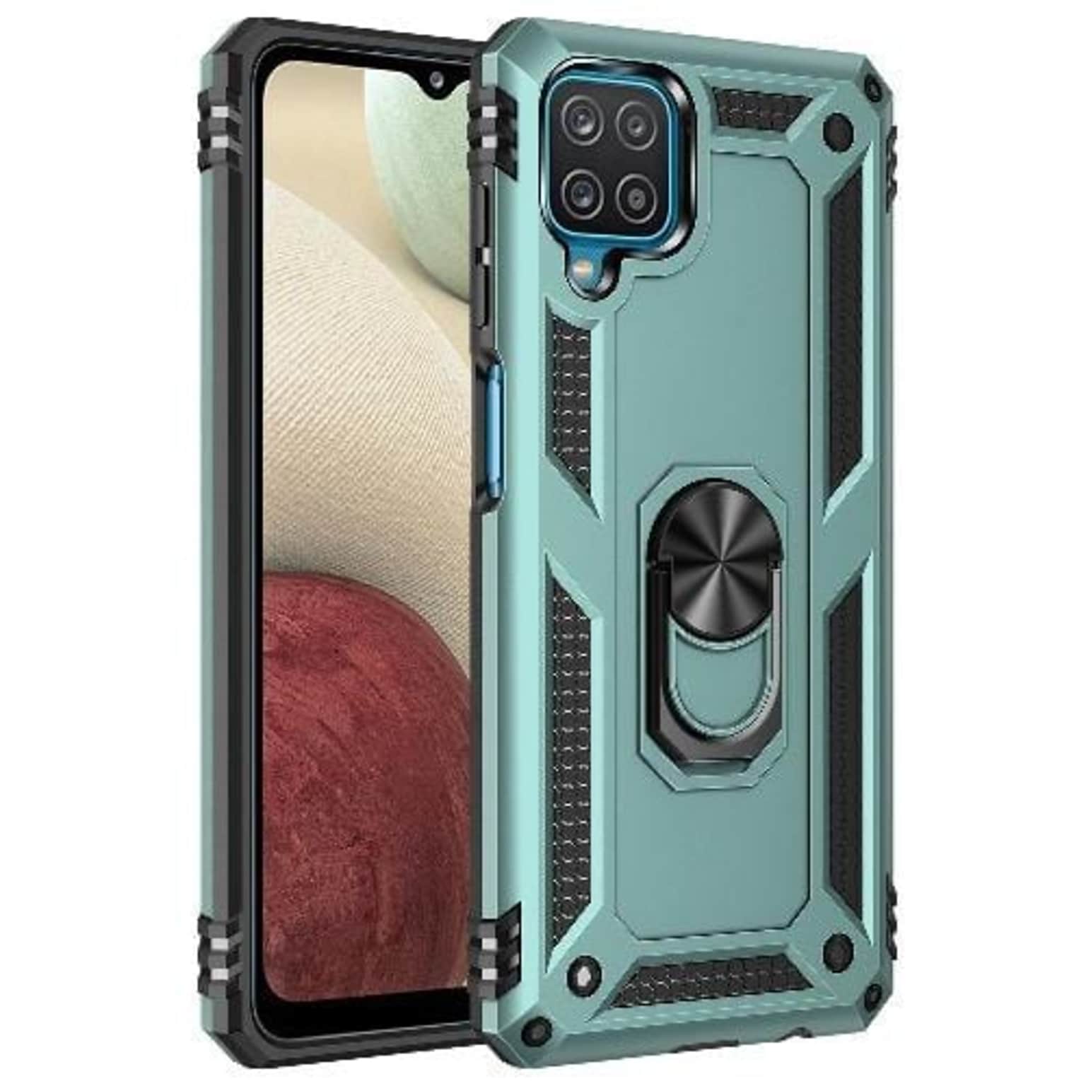 SaharaCase Military Kickstand Series Case for Samsung Galaxy A12, Green (CP00074)