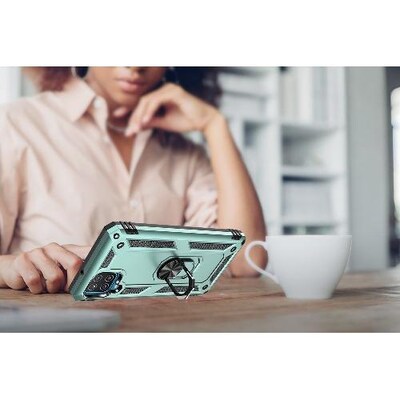 SaharaCase Military Kickstand Series Case for Samsung Galaxy A12, Green (CP00074)