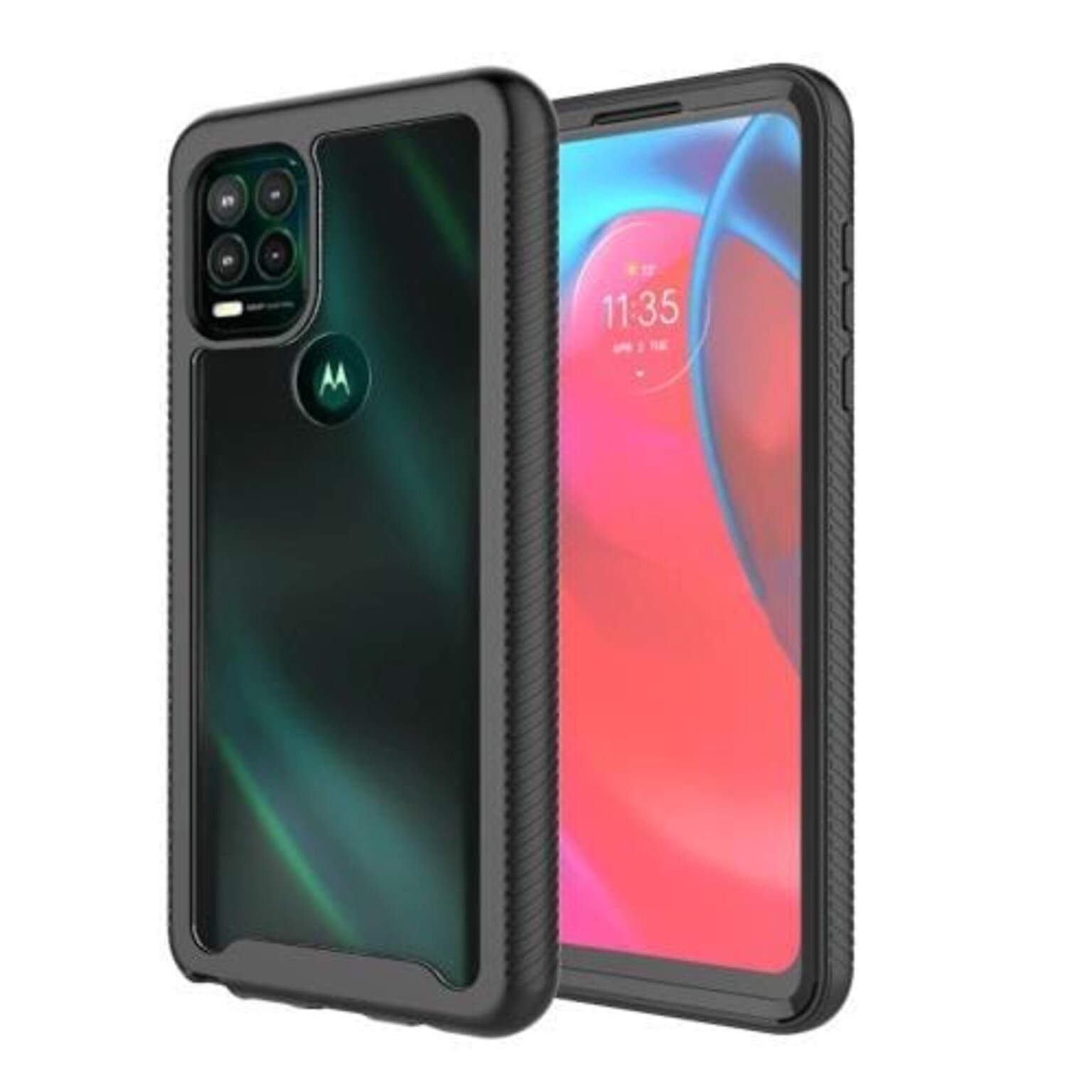 SaharaCase Grip Case for Motorola G Stylus 5G, Black (CP00088)