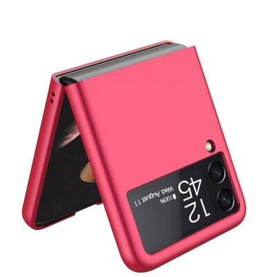 SaharaCase Hard Shell Silicone Case for Samsung Galaxy Z Flip3 5G, Red (CP00100)