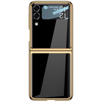 SaharaCase Marble Series Case for Samsung Galaxy Z Flip3 5G, Black/Gold (CP00102)