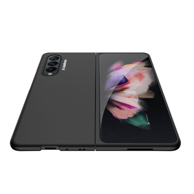 SaharaCase Hard Shell Silicone Case for Samsung Galaxy Z Fold3 5G, Black (CP00107)