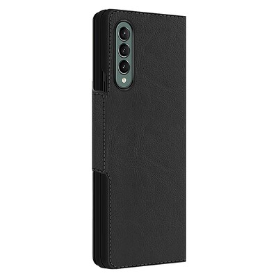 SaharaCase Leather Folio Wallet Case for Samsung Galaxy Z Fold3 5G, Black (CP00112)