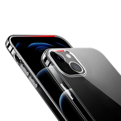 SaharaCase Hybrid-Flex Hard Shell Case for Apple iPhone 13 mini, Clear (CP00115)