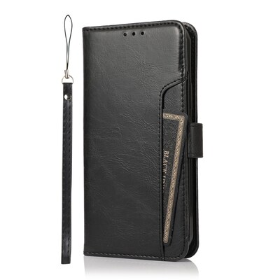 SaharaCase Folio Wallet Case for Apple iPhone 13 mini, Black (CP00125)