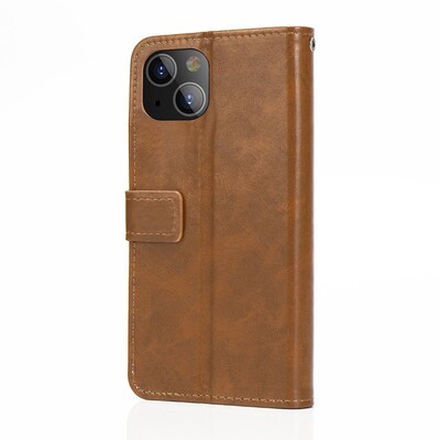 SaharaCase Folio Wallet Case for Apple iPhone 13 mini, Brown (CP00126)