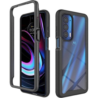 SaharaCase GRIP Series Case for Motorola Edge (2021), Black (CP00172)