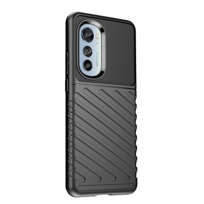 SaharaCase Black Series Case for Motorola Edge (2022), Black (CP00174)