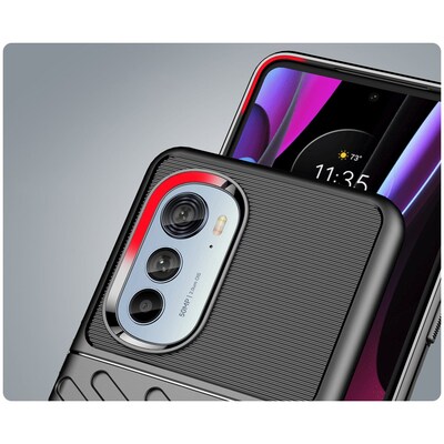 SaharaCase Black Series Case for Motorola Edge (2022), Black (CP00174)