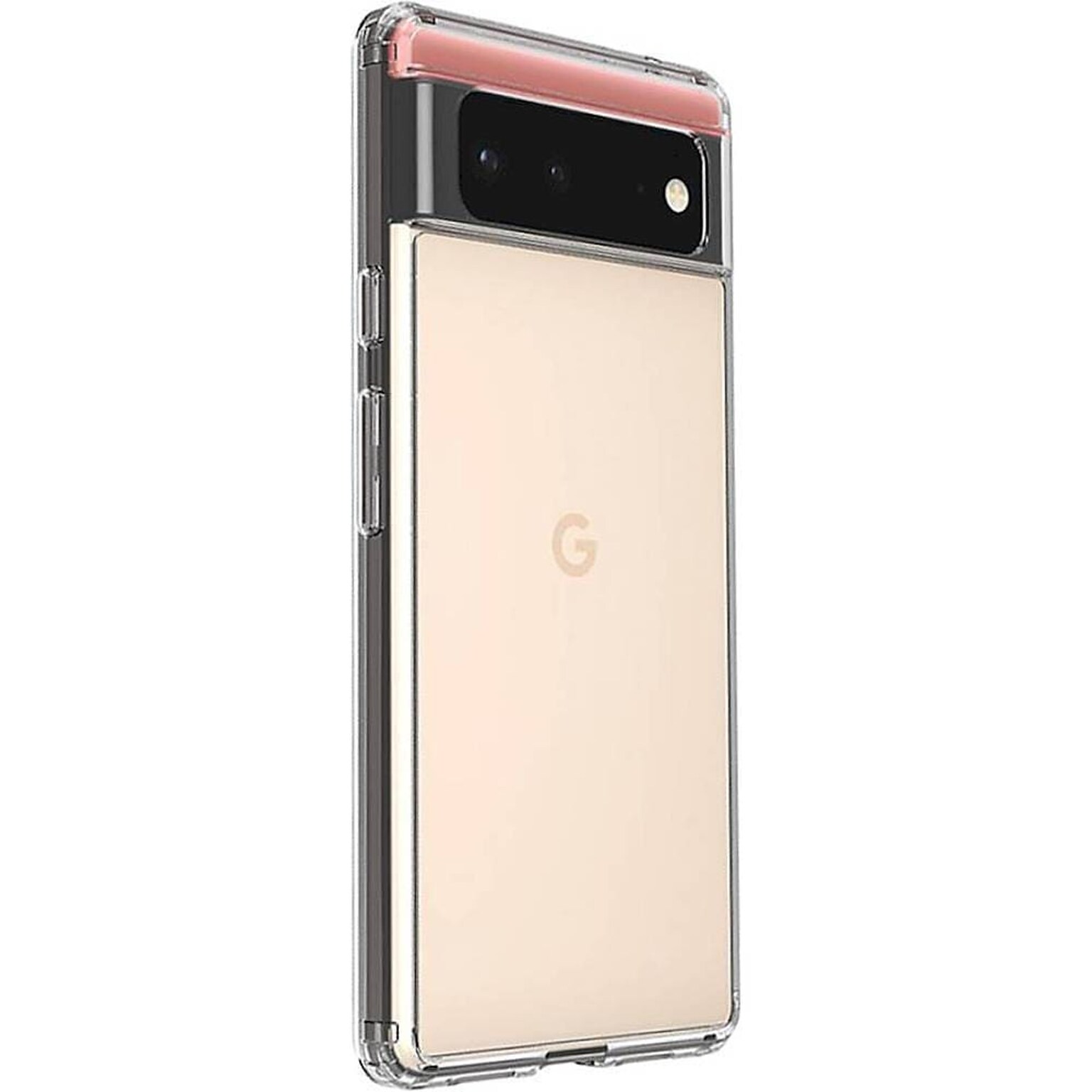 SaharaCase Hybrid-Flex Hard Shell Series Case for Google Pixel 6, Clear (CP00180)