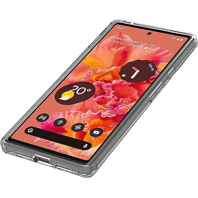 SaharaCase Hybrid-Flex Hard Shell Series Case for Google Pixel 6, Clear (CP00180)