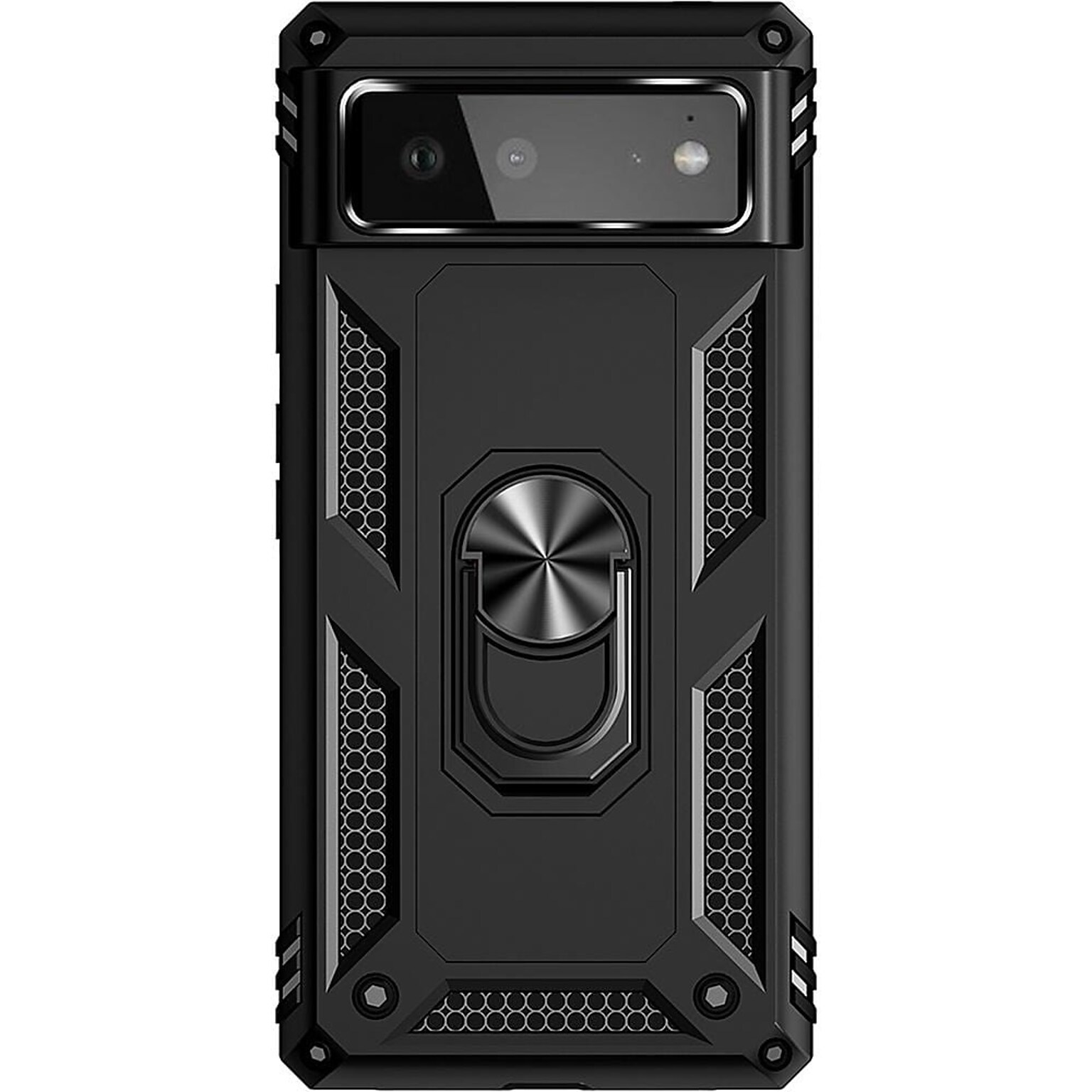 SaharaCase Kickstand with Belt Clip Case for Google Pixel 6, Black (CP00182)