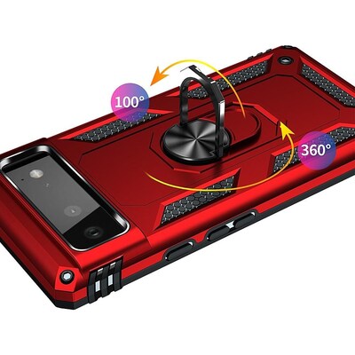 SaharaCase Kickstand with Belt Clip Case for Google Pixel 6, Red (CP00183)