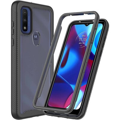 SaharaCase GRIP Series Case for Motorola Moto G Pure and G Power 2022, Black (CP00189)