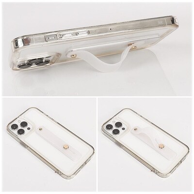 SaharaCase FingerGrip Cell Phone Holder Strap for Most Cell Phones, White (CP00195)