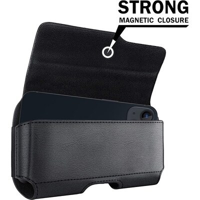 SaharaCase Holster Case for Apple iPhone 13/13 Pro, iPhone 12/12 Pro and iPhone 14/14 Pro, Black (CP00196)