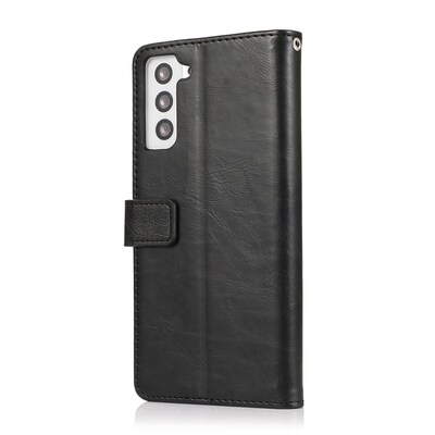 SaharaCase Folio Wallet Case for Samsung Galaxy S22, Black (CP00204)