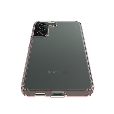 SaharaCase Hybrid-Flex Hard Shell Case for Samsung Galaxy S22+, Clear/Rose Gold (CP00207)