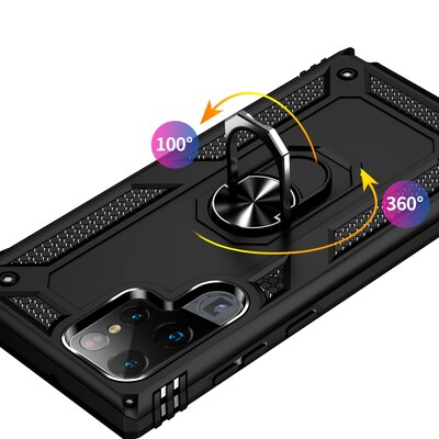 SaharaCase Military Kickstand Series Case for Samsung Galaxy S22 Ultra, Black (CP00216)