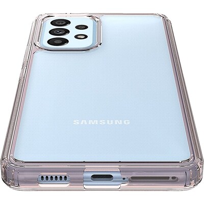 SaharaCase Hybrid-Flex Hard Shell Case for Samsung Galaxy A53 5G, Clear/Rose Gold (CP00221)