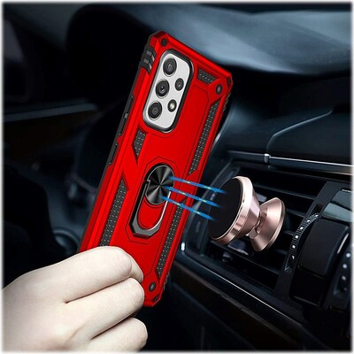 SaharaCase Military Kickstand Case for Samsung Galaxy A53 5G, Red (CP00224)