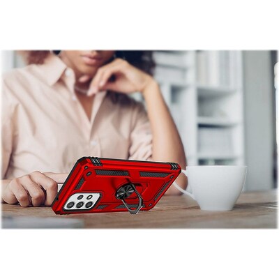 SaharaCase Military Kickstand Case for Samsung Galaxy A53 5G, Red (CP00224)