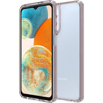 SaharaCase Hybrid-Flex Hard Shell Case for Samsung Galaxy A23 5G, Clear/Rose Gold (CP00226)