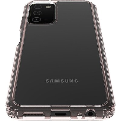 SaharaCase Hybrid-Flex Hard Shell Case for Samsung Galaxy A03 and Galaxy A03s, Clear/Rose Gold (CP00236)