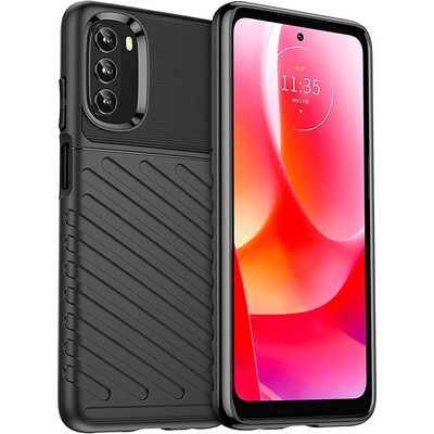 SaharaCase Anti-Slip Series Case for Motorola Moto G 5G (2022), Black (CP00241)