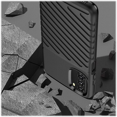 SaharaCase Anti-Slip Series Case for Motorola Moto G 5G (2022), Black (CP00241)