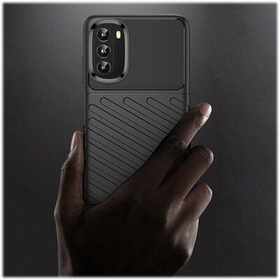 SaharaCase Anti-Slip Series Case for Motorola Moto G 5G (2022), Black (CP00241)