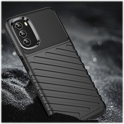 SaharaCase Anti-Slip Series Case for Motorola Moto G 5G (2022), Black (CP00241)