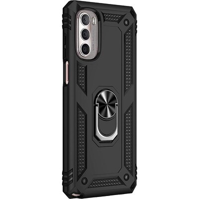 SaharaCase Military Kickstand Case for Motorola G Stylus 4G 2022, Black (CP00248)