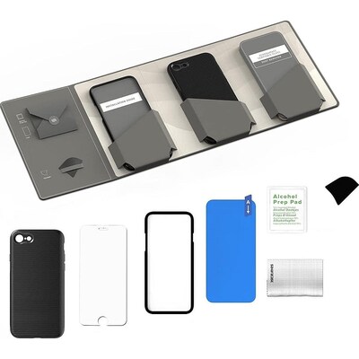 SaharaCase Trend Series Case for Apple iPhone 7, 8, SE (3rd Generation 2022), Black Gold 9CP00267)