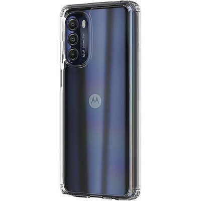 SaharaCase Hybrid-Flex Hard Shell Series Case for Motorola Moto G Stylus 5G (2022), Clear (CP00284)