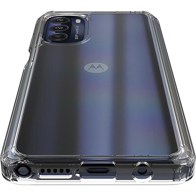 SaharaCase Hybrid-Flex Hard Shell Series Case for Motorola Moto G Stylus 5G (2022), Clear (CP00284)