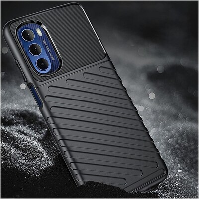 SaharaCase Anti-Slip Series Case for Motorola Moto G Stylus 5G (2022), Black (CP00285)