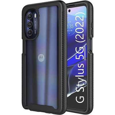 SaharaCase GRIP Series Case for Motorola Moto G Stylus 5G (2022), Black (CP00286)