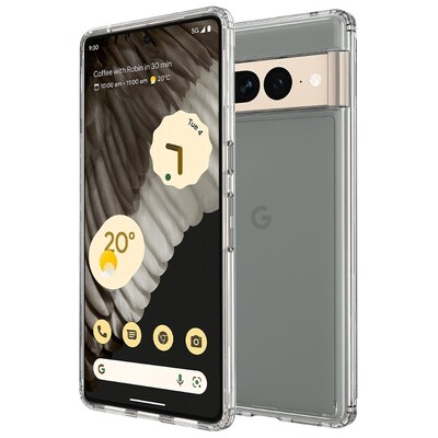 SaharaCase Hybrid-Flex Hard Shell Case for Google Pixel 7 Pro, Clear (CP00380)